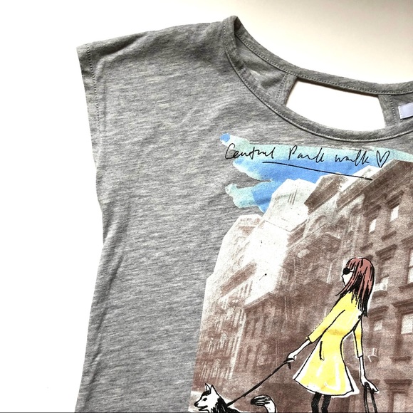 DKNY Girls S/S Graphic T shirt - M - - Picture 4 of 9